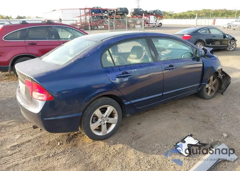 2008 Honda Civic Ex-L from USA, damaged, VIN 2HGFA16978H529716